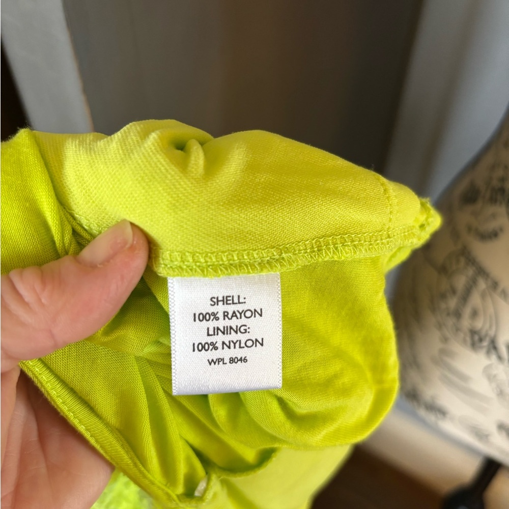 INC International Concepts Lime Sequin Tank Top - Picture 5 of 5